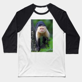 Capuchin monkey - Costa Rica Baseball T-Shirt